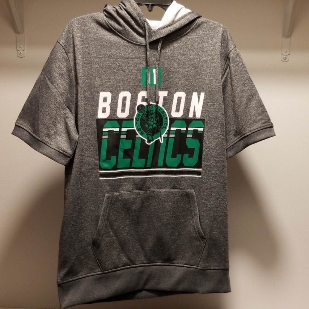 NWT Kyrie Irving Celtics Short Sleeved Hoodie